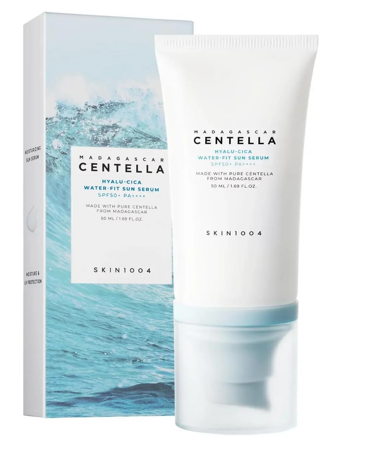 SKIN1004 Madagascar Centella Hyalu-Cica Water-Fit Sun Serum SPF50+ PA++++ 50ml